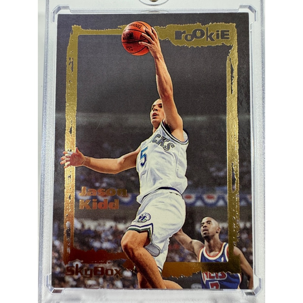 SkyBox Jason Kidd Trading Card Mens OS Gold Good 1994-95 Rookie Card #105 NBA
